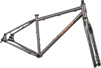 Salsa Fargo Frameset - 29" Steel, Graphite, X-Small Graphite EA All-Road Frame