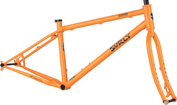 Surly Lowside Frameset - 27.5", Steel, Dream Tangerine, X-Small Dream Tangerine EA Mountain Frame