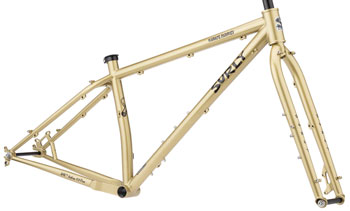 Surly Karate Monkey Frameset - 27.5", Steel, Fool's Gold, X-Small Fool's Gold EA Mountain Frame