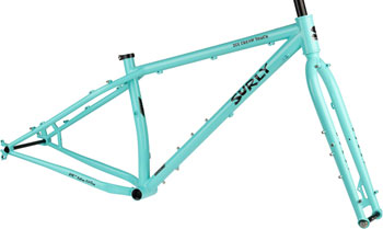 Surly Ice Cream Truck Fat Bike Frameset - 26", Steel, Safety Mask Blue, Small Safety Mask Blue EA Fat Bike Frame