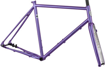 All-City Super Professional Frameset - 700c / 650b, Steel, Hollywood Violet, 43cm Hollywood Violet EA City Frame