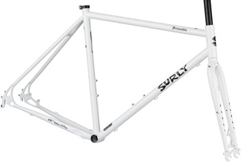 Surly Preamble Frameset - 650b, Thorfrost White, X-Small Thorfrost White EA All-Road Frame