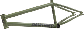 Sunday Nightshift BMX Frame - 20.75" TT, Matte Army Green Matte Army Green EA BMX Frame