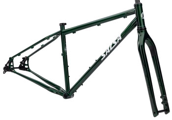 Salsa Fargo Frameset - 29", Steel, Peat Moss, X-Small Peat Moss EA All-Road Frame
