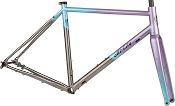 All-City Cosmic Stallion Ti Frameset - 700c/650b, Titanium, Laser Prism, 46cm Laser Prism EA All-Road Frame