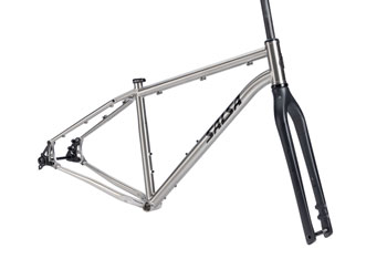 Salsa Fargo Ti Frameset - 29", Titanium, Brushed Titanium, XS Brushed Titanium EA All-Road Frame