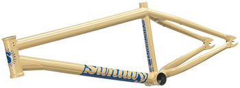 Sunday Soundwave v3 Frame - 20.75" TT, Gloss Sand EA BMX Frame