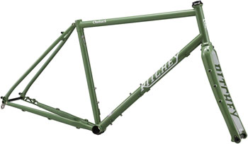 Ritchey Outback Frameset - 700c/650b, Steel, Winter Sage, Small Winter Sage SET All-Road Frame