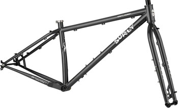 Surly Karate Monkey Frameset - 27.5", Steel, Hi-Viz Black, Medium Hi-Viz Black EA Mountain Frame
