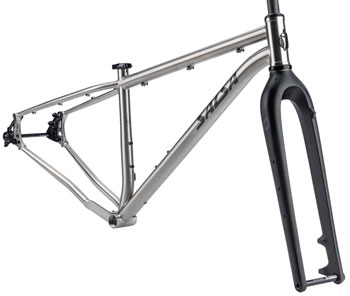 Salsa Fargo 32 Ti Frameset - 32", Titanium, Brushed Titanium, Small Brushed Titanium EA All-Road Frame
