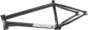 Sunday Wavelength BMX Frame - 21.25" TT, Matte Black Matte Black EA BMX Frame