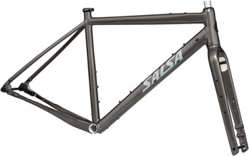 Salsa Stormchaser Frameset - 700c, Aluminum, Metallic Black, 52.5cm Metallic Black EA All-Road Frame
