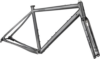 Salsa Stormchaser Frame - Aluminum, Black, 52.5cm Black EA All-Road Frame