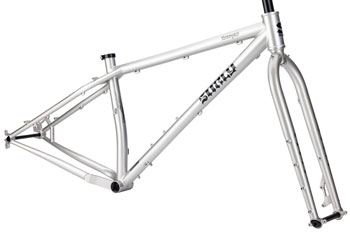 Surly Krampus Frameset - 29", Steel, Salmon Skin Silver, X-Large Salmon Skin Silver EA Mountain Frame