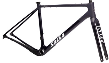 Salsa Flyway C DLX Frameset - 700c, Carbon, Midnight, Medium/Large Midnight EA All-Road Frame