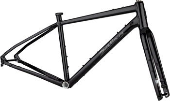 Salsa Previously Pedaled Salsa Journeyer Drop Bar Frameset - 700c/650b, Aluminum, Black, 49cm, GRADE A Black EA All-Road Frame
