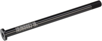 Salsa Deadbolt Ultralight Thru-Axle, Rear, 12mm Axle Diameter, 197mm Length, 1.75 Thread Pitch, 20mm Thread Length Black EA Thru Axle