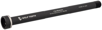 Wolf Tooth Rear Thru Axle - M12, 1.5 x 164mm, Black EA Thru Axle