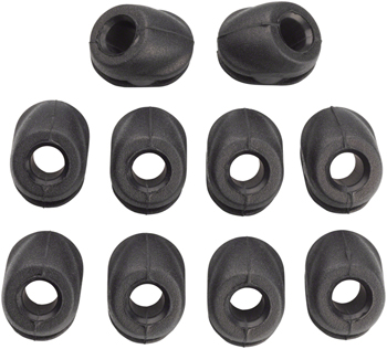 Jagwire Frame Plug Refill Bag - Fits 4mm Housing with Angled Entry and 8.0mm Round Frame Port, Bag/10 Plugs BAG Miscellaneous Frame Supplies