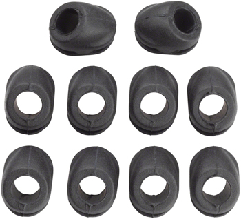 Jagwire Frame Plug Refill Bag - Fits 5mm Housing with Angled Entry and 8.0mm Round Frame Port, Bag/10 Plugs BAG Miscellaneous Frame Supplies