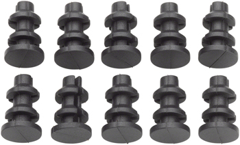 Jagwire Frame Plug Refill Bag - Closed Type for 5.7-6.0mm Round Frame Port, Bag/10 Plugs BAG Miscellaneous Frame Supplies