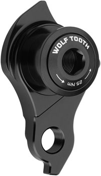 Wolf Tooth Universal Derailleur Hanger - For UDH Equipped Frames, Black EA Derailleur Hangers