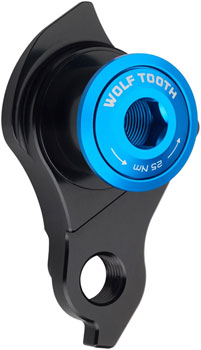 Wolf Tooth Universal Derailleur Hanger - For UDH Equipped Frames, Blue EA Derailleur Hangers