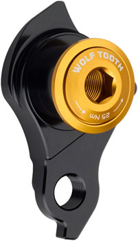 Wolf Tooth Universal Derailleur Hanger - For UDH Equipped Frames, Gold EA Derailleur Hangers