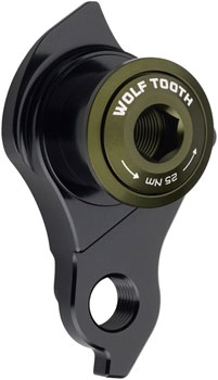 Wolf Tooth Universal Derailleur Hanger - For UDH Equipped Frames, Olive EA Derailleur Hangers
