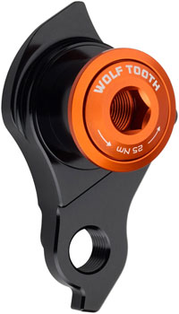 Wolf Tooth Universal Derailleur Hanger - For UDH Equipped Frames, Orange EA Derailleur Hangers