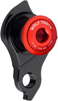 Wolf Tooth Universal Derailleur Hanger - For UDH Equipped Frames, Red EA Derailleur Hangers