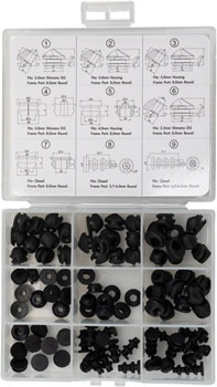 Jagwire Frame Plug Combo Box for Housing, Di2, and Closed-Type EA Miscellaneous Frame Supplies