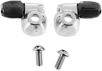 Shimano SM-CS50 Outer Stopper Assembly - For Light Aluminum Frame with Flat Downtube Shift Bosses, Right and Left Pair PAA Cable Stop and Guides