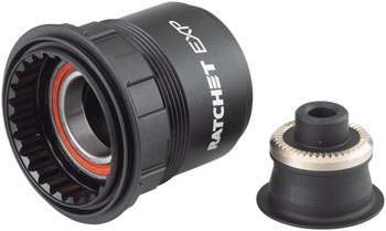 DT Swiss Ratchet EXP Freehub Body - SRAM XDR, Standard, Aluminum, Sealed Bearing, QR x 130/135 mm, Kit w/ End Cap KIT Freehub Body