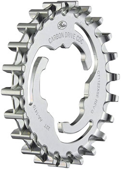 Gates Carbon Drive CDC CenterTrack 3-Lobe SureFit™ Rear Sprocket - 24t, Shimano/SRAM 3-Lobe, Gray EA Belt Drive Cog