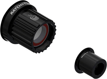 DT Swiss Ratchet LN Freehub Body - Shimano Micro Spline, Standard, Aluminum, Sealed Bearing, Kit w/ End Cap, 12 x 142/148 mm KIT Freehub Body