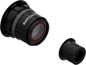 DT Swiss Ratchet LN Freehub Body - SRAM XDR, 12 x 142mm, Aluminum, Ball Bearing, w/ End Cap EA Freehub Body