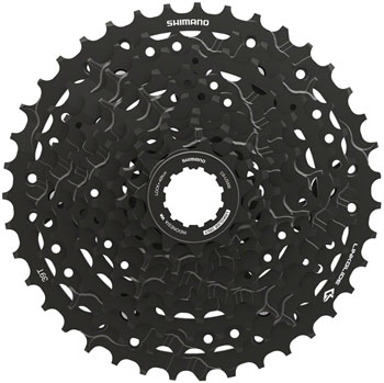 Shimano CUES CS-LG300-10 Cassette - 10-Speed, 11-39t, LINKGLIDE, Black EA Cassettes