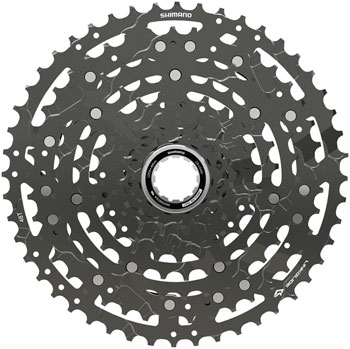 Shimano CUES CS-LG400-10 Cassette - 10-Speed, 11-48t, LINKGLIDE, Black EA Cassettes