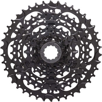 microSHIFT Acolyte Cassette - 8 Speed, 11-42t, Black, ED Coated Black EA Cassettes