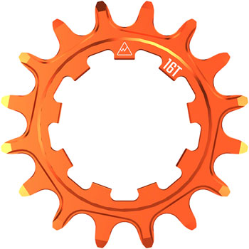Wheels Manufacturing SOLO-SPEED Cog - 16t, Fits SOLO-SPLINE and SOLO-XD kits, Orange EA Drivers and Single Cogs