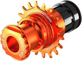 Wheels Manufacturing SOLO-XD XD/XDR Single Speed Conversion Kit - 18t, For SRAM XD/XDR Freehub, Orange EA Single-Speed Conversion Kits