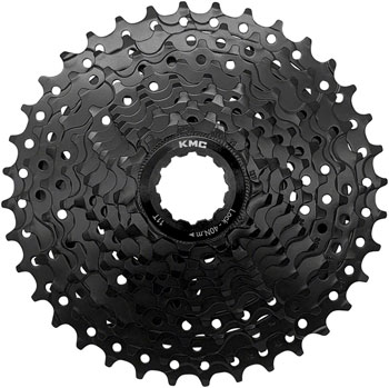 KMC REACT Cassette - 10-Speed, 11-36t, HG Driver Compatible, Black EA Cassettes