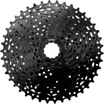 KMC REACT Cassette - 10-Speed, 11-42t, HG Driver Compatible, Black EA Cassettes