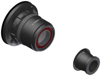 DT Swiss Ratchet DEG Freehub Body - SRAM XD, Light, Aluminum, Ball Bearing, w/ End Cap, 12 x 148 mm EA Freehub Body