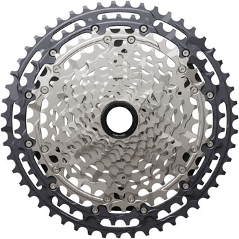 Shimano Deore XT CS-M8200-12 Cassette - 12-Speed, 10-51t, Hyperglide+, Micro Spline, Gray/Silver EA Cassettes