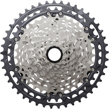 Shimano Deore XT CS-M8200-12 Cassette - 12-Speed, 9-45t, Hyperglide+, Micro Spline, Gray/Silver EA Cassettes