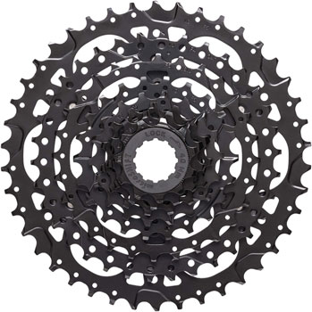 microSHIFT H07 Cassette - 7-Speed, 12-40t, Standard HG, ED Black Finish Black EA Cassettes