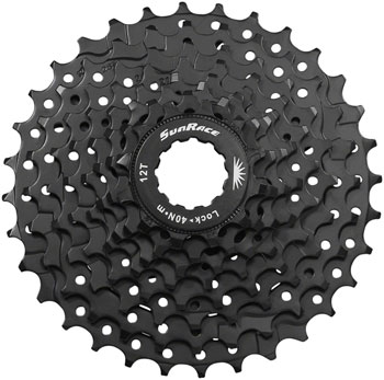SunRace M400 Cassette - 8-Speed, 12-32t, ED Black EA Cassettes