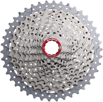 SunRace MX9X Cassette - 11-Speed, 10-42t, Metallic Silver, For XD Driver Body Metallic Silver EA Cassettes
